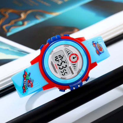 Kids Waterproof Digital Colourful Watches - 2266