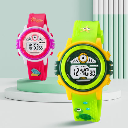 Kids Waterproof Digital Colourful Watches - 2266