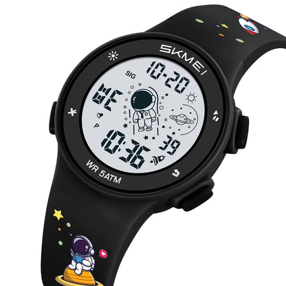 Kids Digital Waterproof with LED Light Fun Themes Watch - 2267