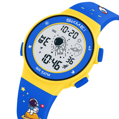 Kids Digital Waterproof with LED Light Fun Themes Watch - 2267