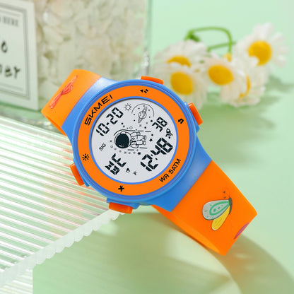 Kids Digital Waterproof with LED Light Fun Themes Watch - 2267