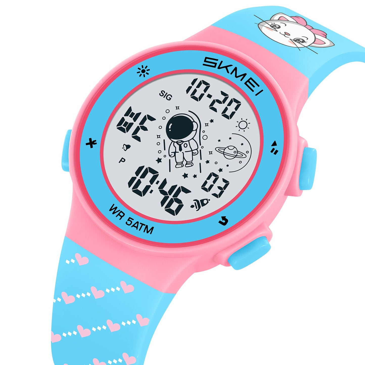 Kids Digital Waterproof with LED Light Fun Themes Watch - 2267