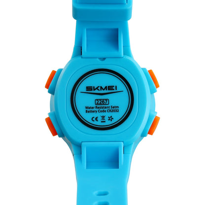 Kids Digital Waterproof with LED Light Fun Themes Watch - 2267