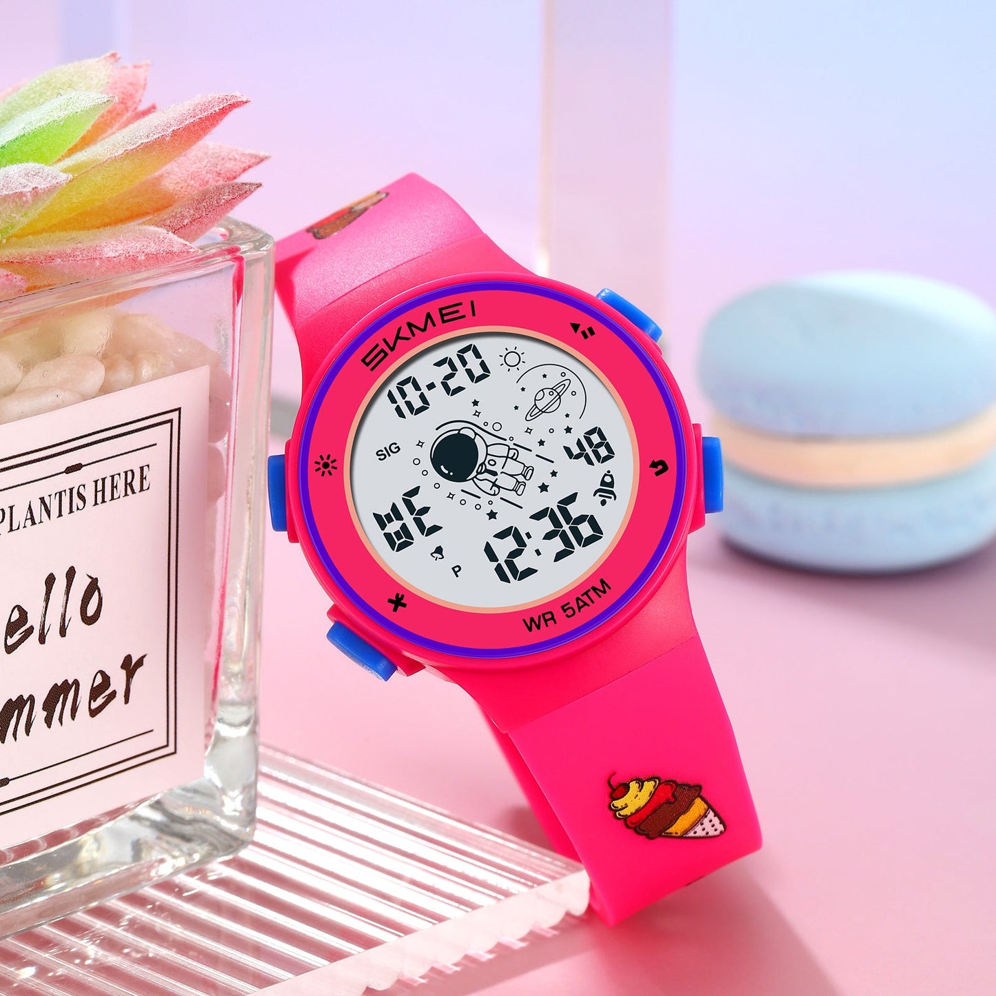 Kids Digital Waterproof with LED Light Fun Themes Watch - 2267