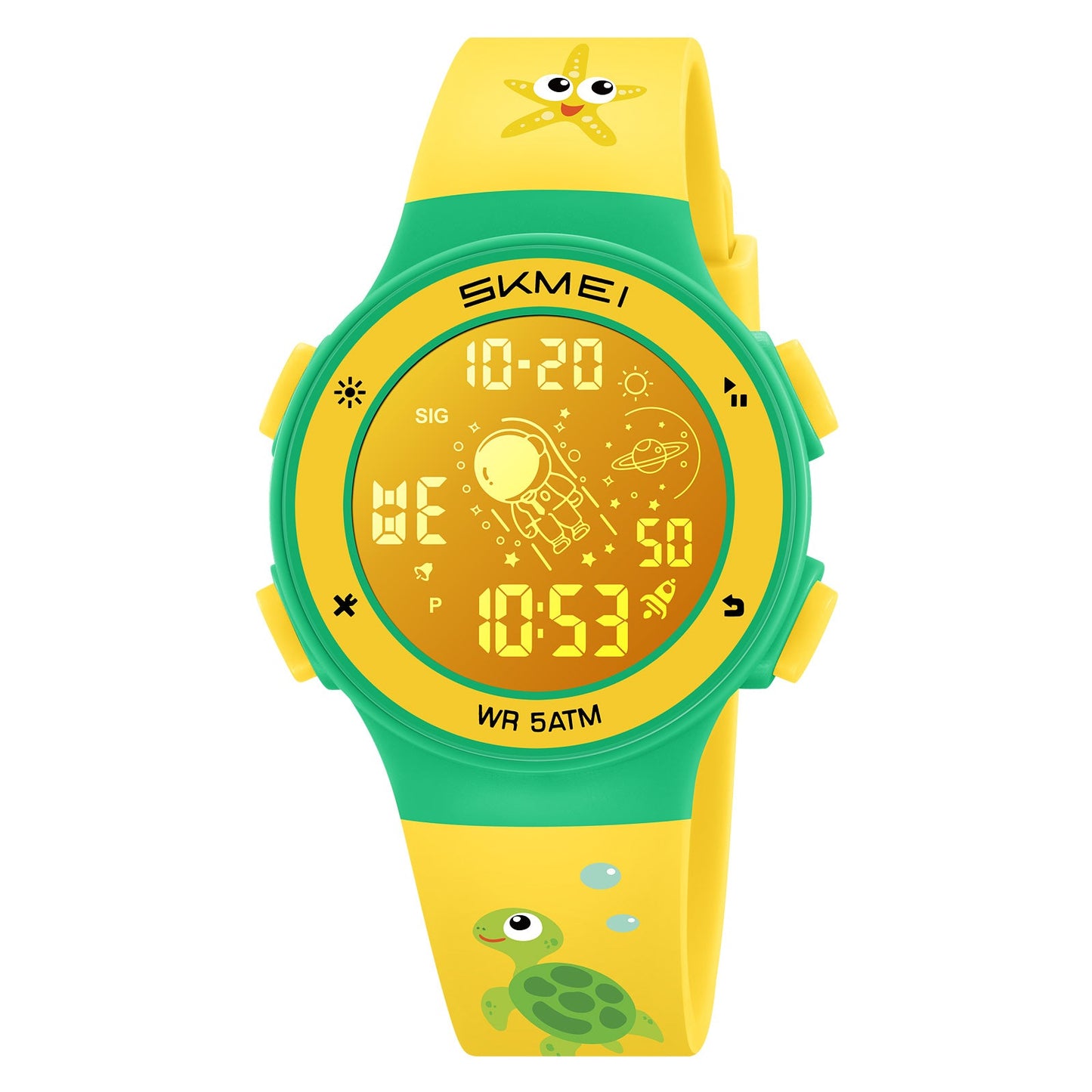 Kids Digital Waterproof with LED Light Fun Themes Watch - 2267