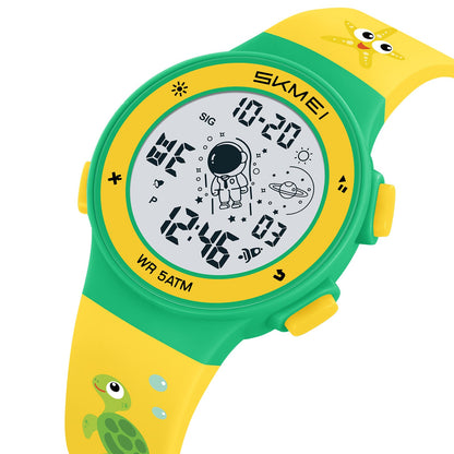 Kids Digital Waterproof with LED Light Fun Themes Watch - 2267