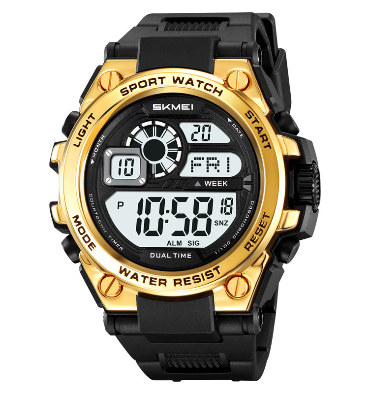 Skmei Digital Dial TPU Strap Watch for Men - 2318