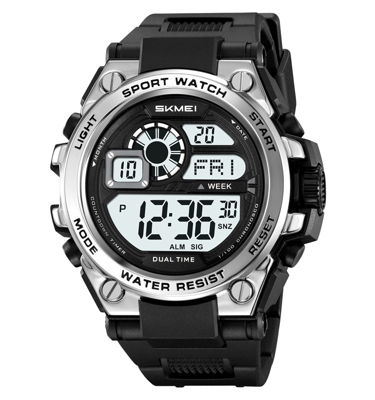 Skmei Digital Dial TPU Strap Watch for Men - 2318