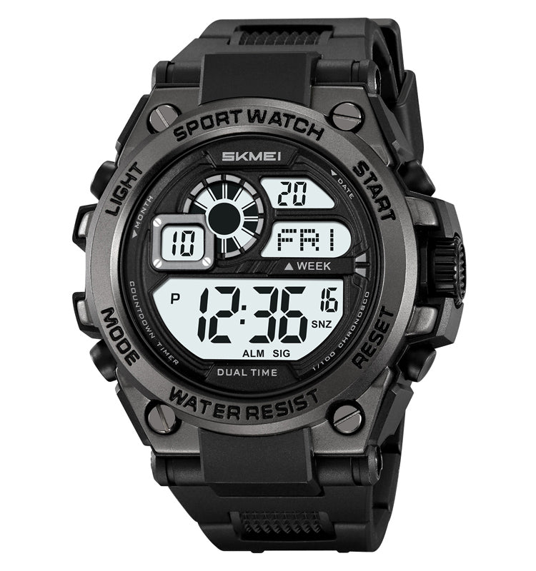 Skmei Digital Dial TPU Strap Watch for Men - 2318