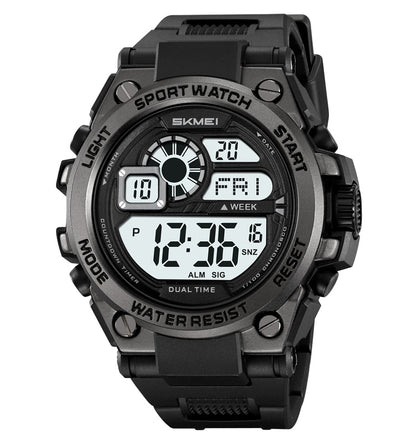 Skmei Digital Dial TPU Strap Watch for Men - 2318