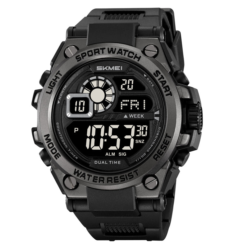Skmei Digital Dial TPU Strap Watch for Men - 2318