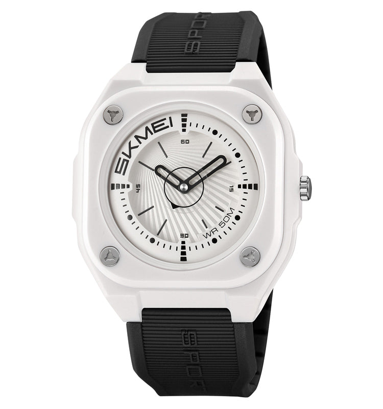 Skmei Quartz Analog Dial Silica Gel Strap Watch for Men - 2329