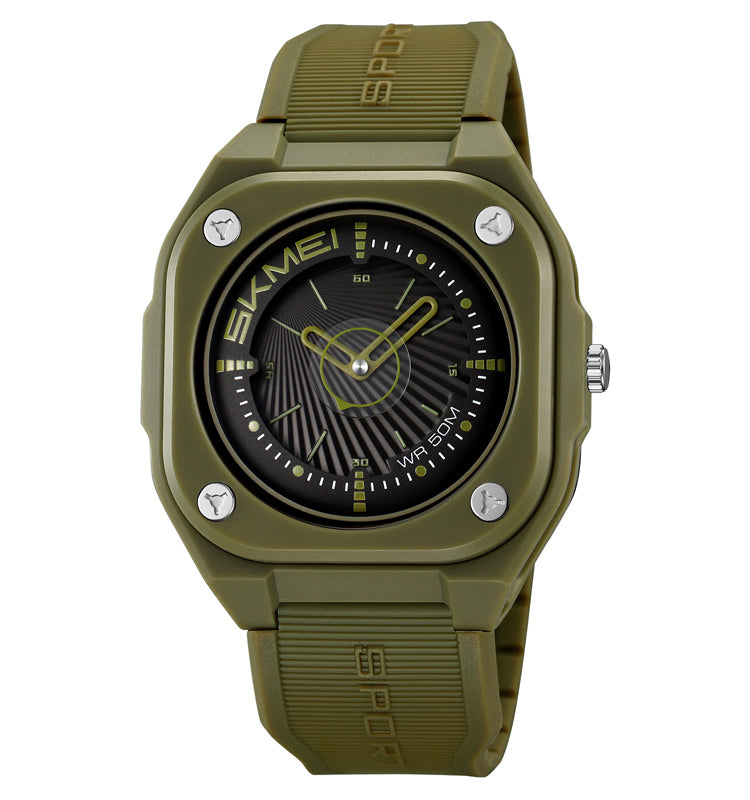 Skmei Quartz Analog Dial Silica Gel Strap Watch for Men - 2329