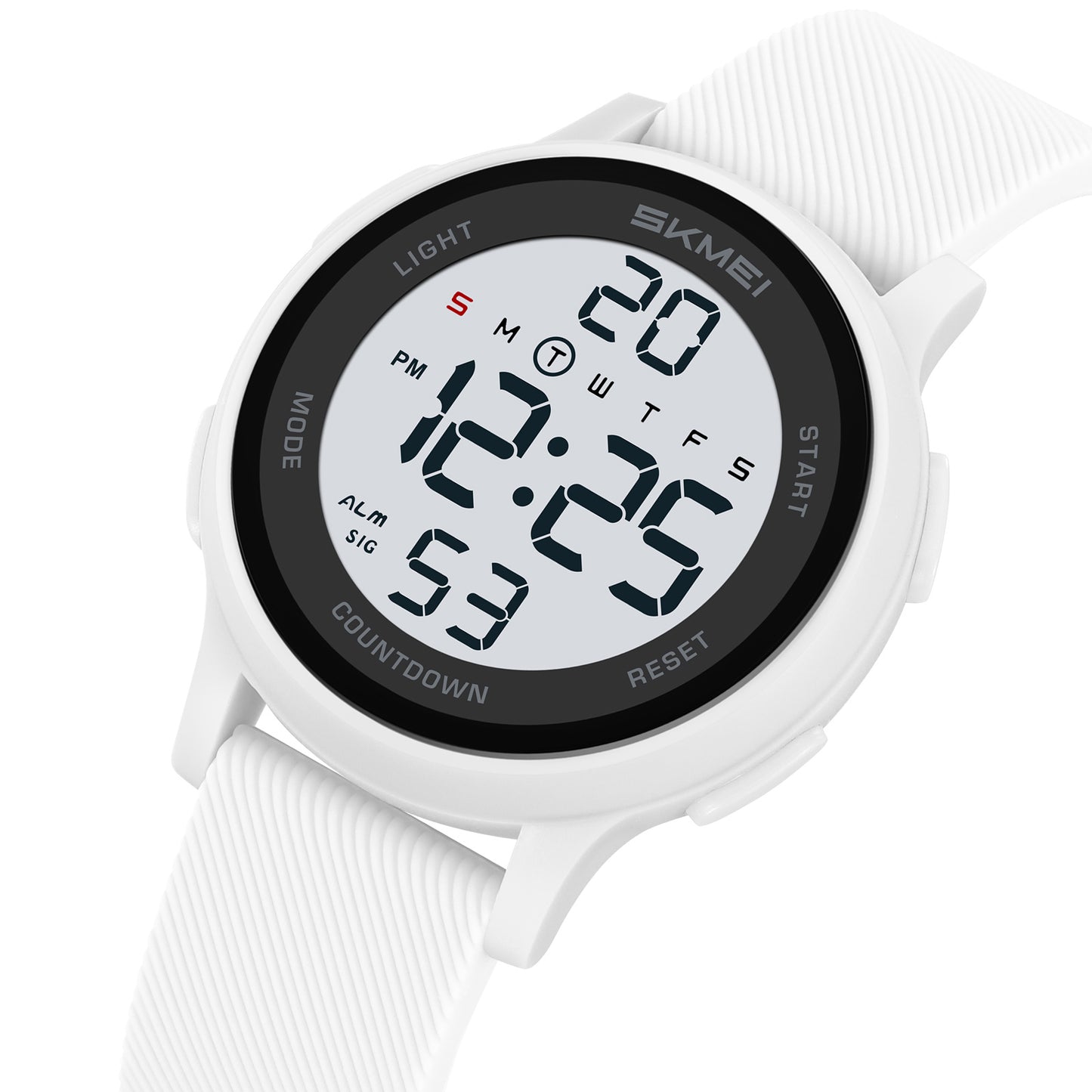 Skmei Digital Dial Silica Gel Strap Watch for Kids - 2427