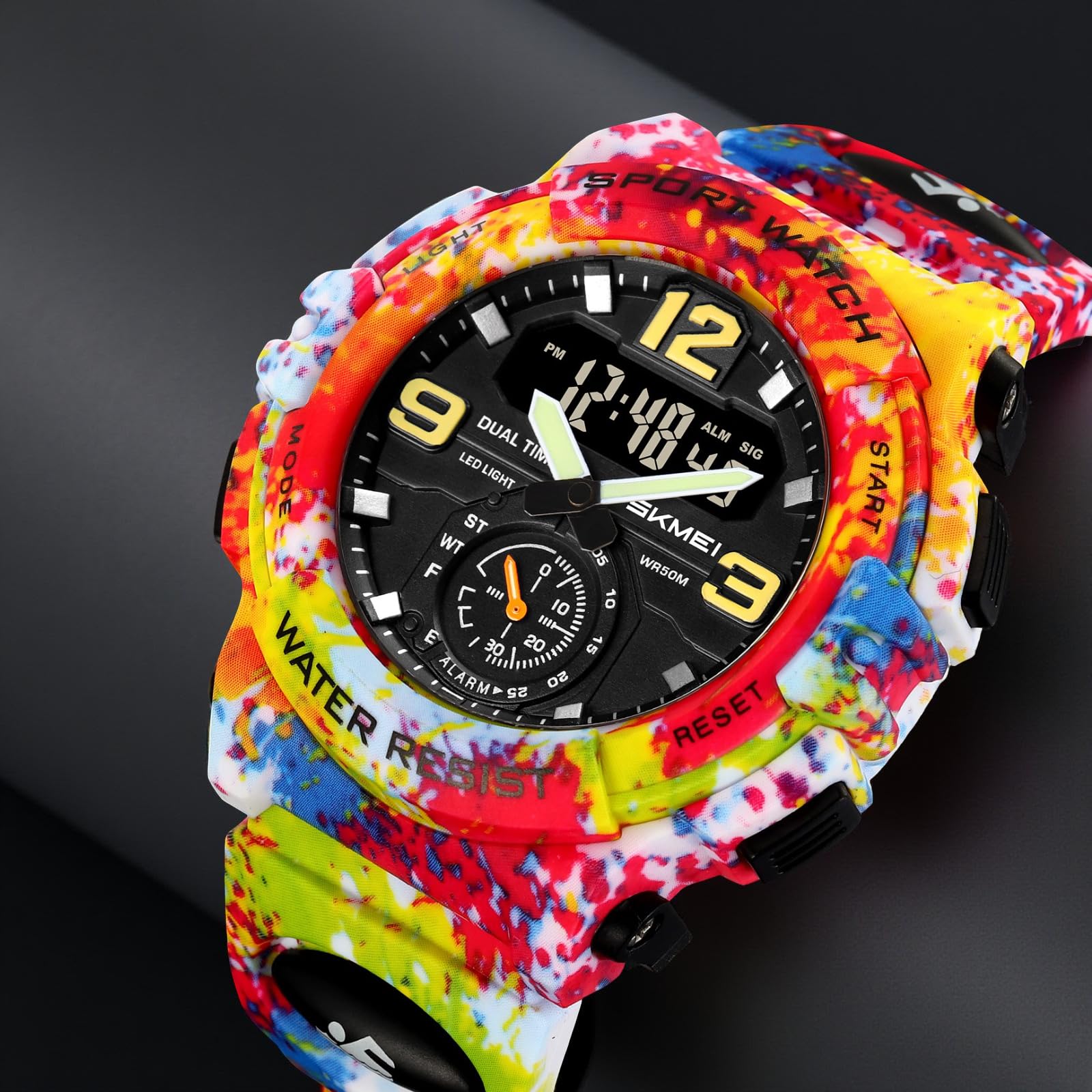 Wrist Watch for Men & Women with Classic Durable Strap and Round Dial for Casual & Formal Wear