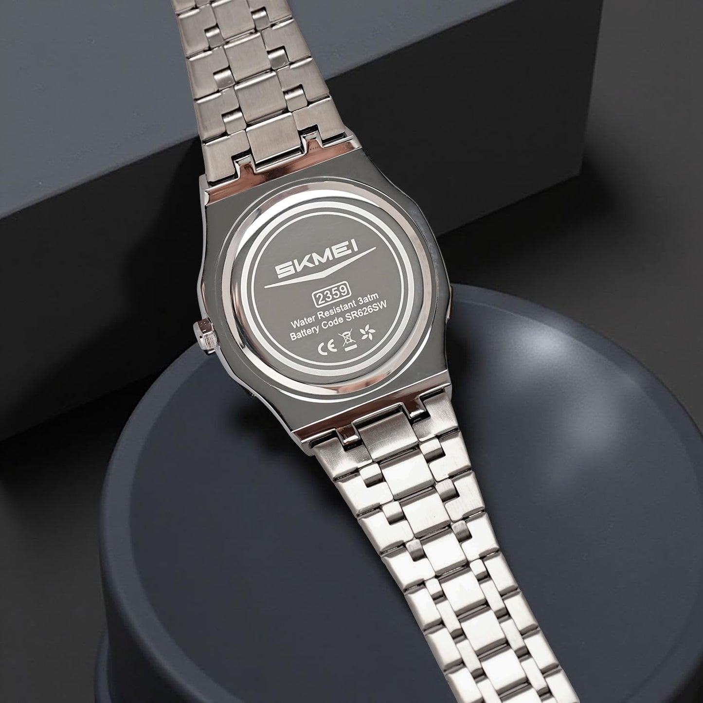 Spinning Wheel Skeleton Dial Luxury Analog Watch