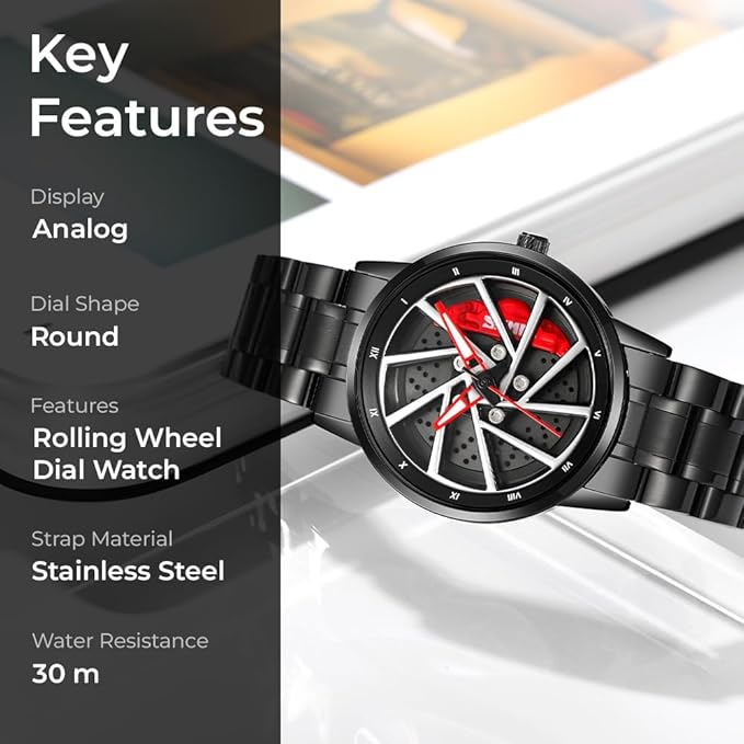 Luxury Skeleton Dial Analog Watch for Men with Premium Metal Strap and Stylish Designer Look
