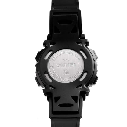 Rugged Digital Sports Wrist Watch with Resin Strap and Multi Function Display For Kids