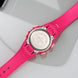 Digital Watch for Kids with Rose Red Polyurethane Strap and Round Dial for Casual & Formal Wear