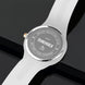 Analog Watch for Women with White Silicone Strap and Round Dial for Casual & Formal Wear