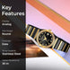 Wrist Watch for Men & Women with Classic Durable Strap and Round Dial for Casual & Formal Wear