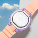 Digital Watch for Kids with Peach Silicone Strap and Round Dial for Casual & Formal Wear