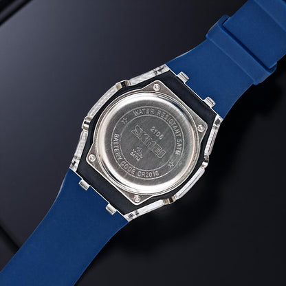 Analog Digital Watch Multi Function Sports Watch with LED Display, Alarm, Stopwatch & Durable Strap