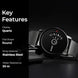 Digital Watch for Men with Black Mesh Belt Metal Strap and Round Dial for Casual & Formal Wear