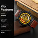 Rolling Watch for Men with Brown Leather Strap and Round Dial for Casual & Formal Wear