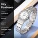Wrist Watch for Men & Women with Classic Durable Strap and Round Dial for Casual & Formal Wear