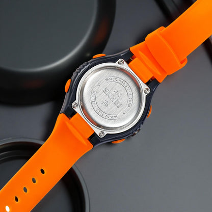 Digital Sports Wrist Watch with Alarm and Chronograph for kids