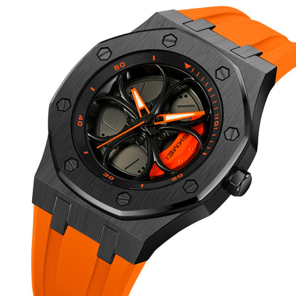 SKMEI Wheels Rolling Creative Watch-2359