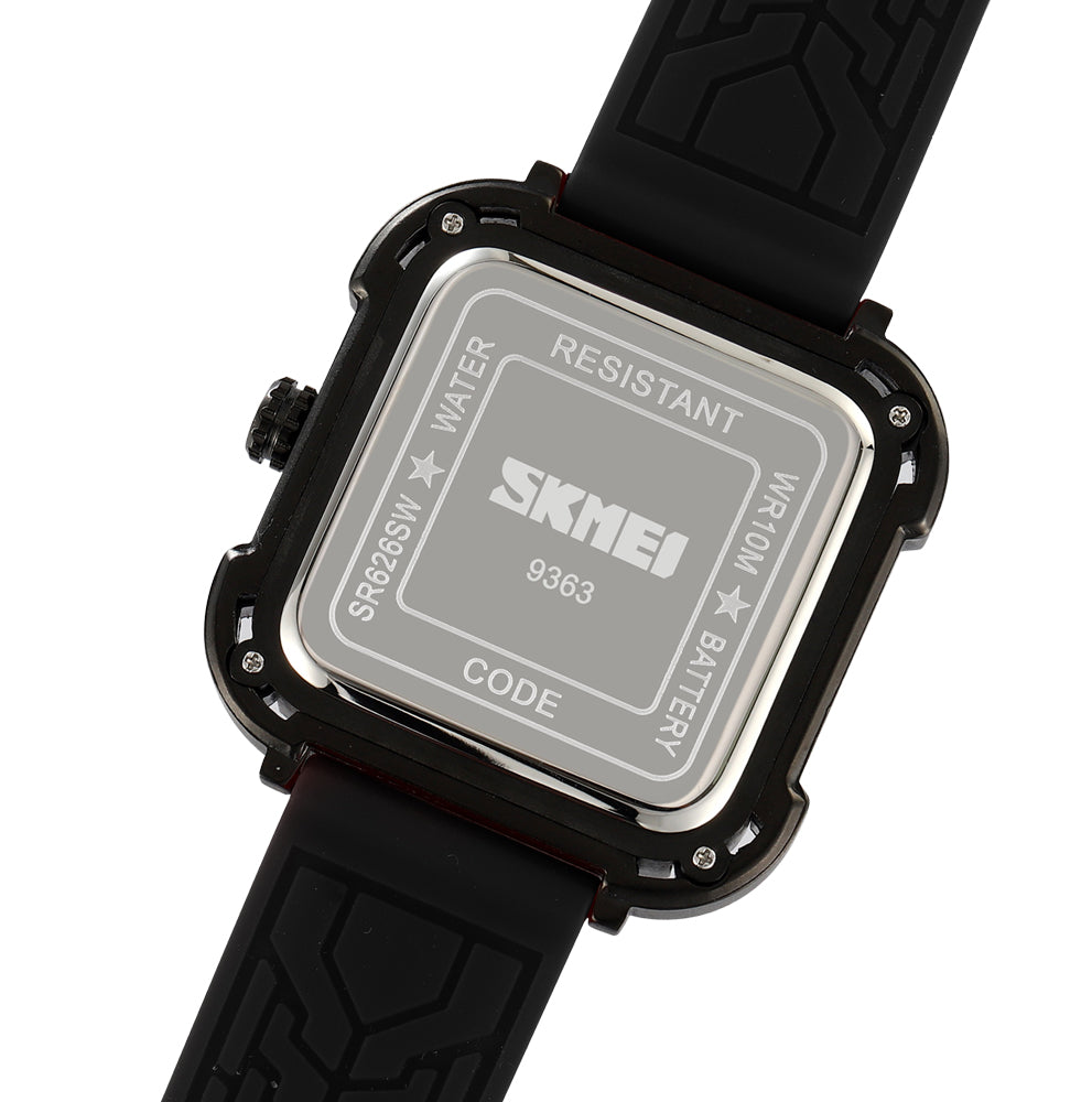 Skmei Quartz Analog Dial Silica Gel Strap Watch for Men - 9363
