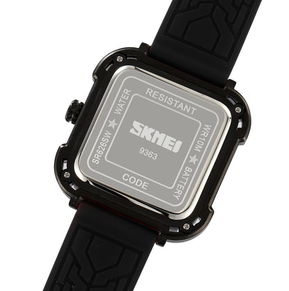 Skmei Quartz Analog Dial Silica Gel Strap Watch for Men - 9363