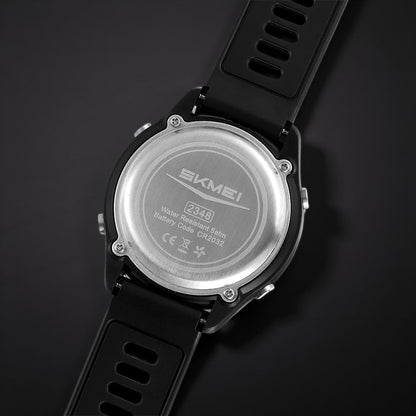 Digital Sports Wrist Watch with Silicone Strap for men