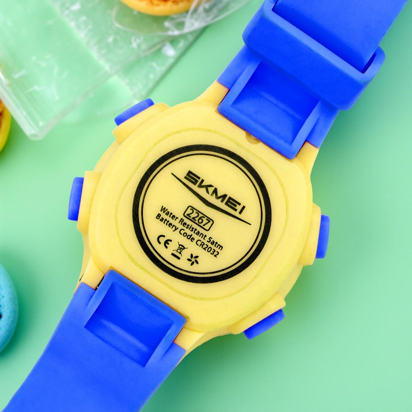Kids Digital Watch with Cartoon Space Design and Soft Comfortable Strap for Daily Wear