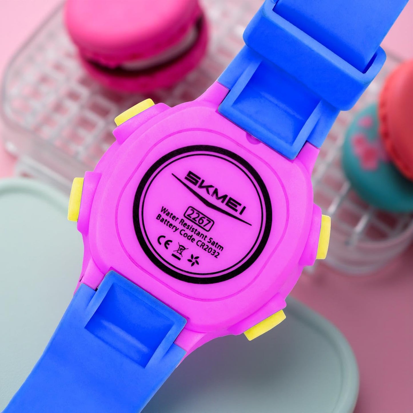 Kids Digital Watch with Cartoon Space Design and Soft Comfortable Strap for Daily Wear