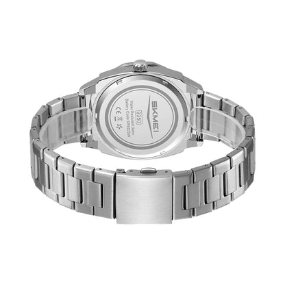 Skmei Quartz Analog Dial Stainless Steel Strap Watch for Men - 9350