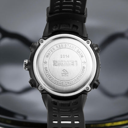 Premium Rugged Sports Watch Dual Display Tactical Wristwatch