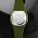 Analog-Digital Watch for Men with Army Green Silicone Strap and Round Dial for Casual & Formal Wear