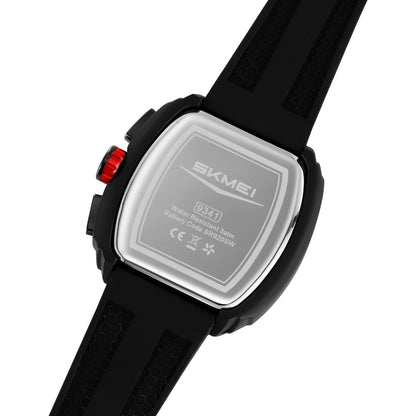 Skmei Quartz Analog Dial Silica Gel Strap Watch for Men - 9341