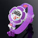 Digital Watch for Kids with Purple Polyurethane Strap and Round Dial for Casual & Formal Wear