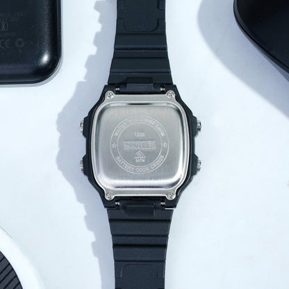 Stylish Digital Multi Function Watch for Men with Dual Time Alarm Stopwatch Luminous Display and Durable Strap
