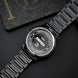 Rolling Watch for Men with Black Metal Strap and Round Dial for Casual & Formal Wear
