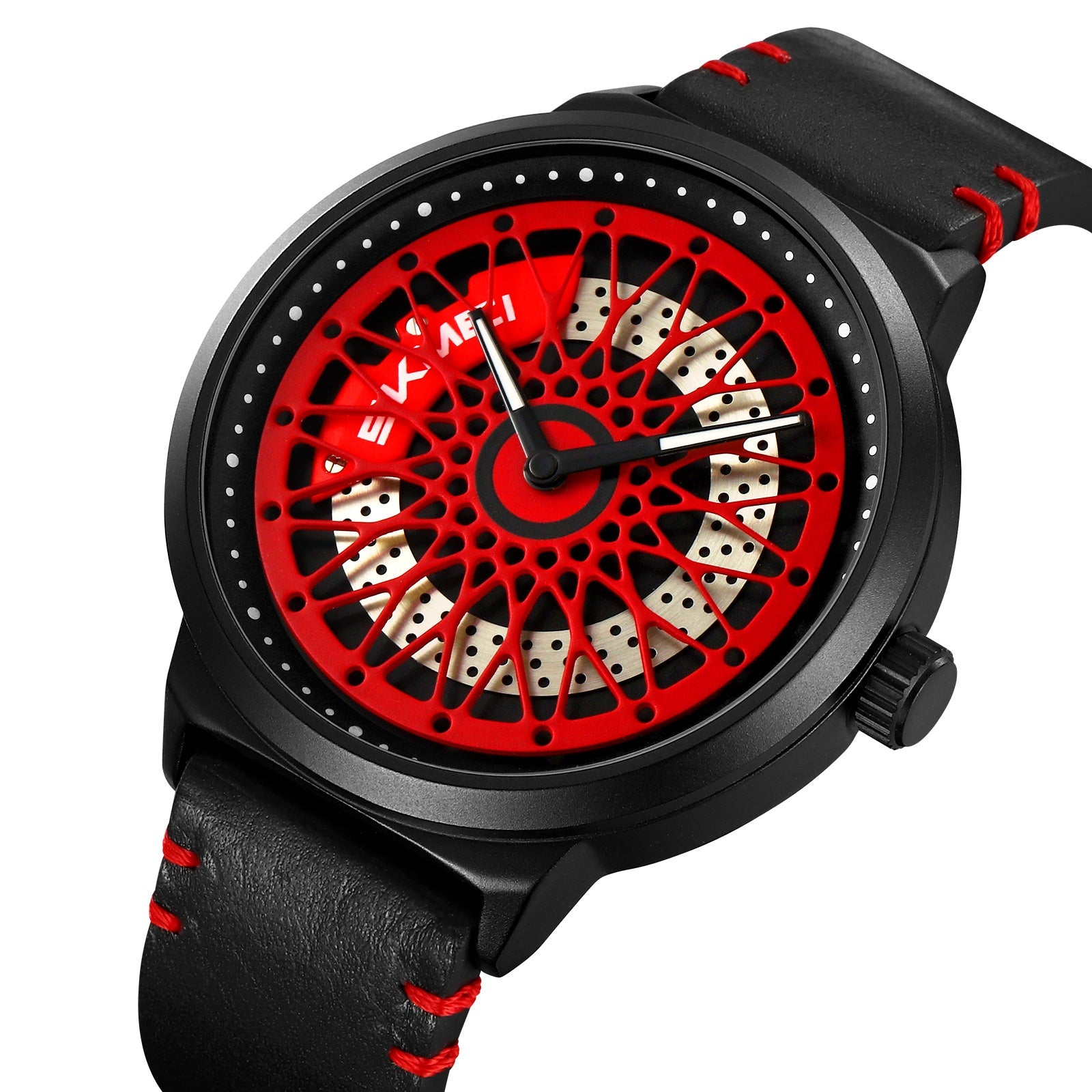 Skmei Quartz Analog Dial Stainless Steel Strap Watch for Men