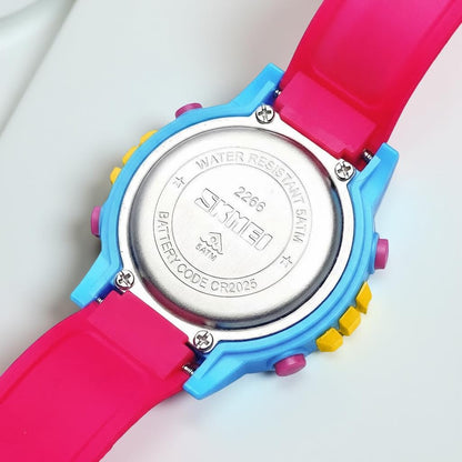 Cute Digital Watch for Kids with Colorful Design and Comfortable Everyday Strap