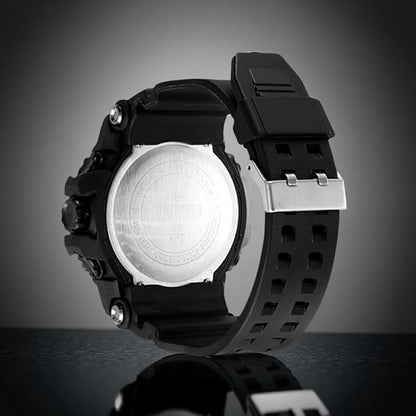 Rugged Analog Digital Sports Watch for Men with Multi Function Display and Outdoor Style