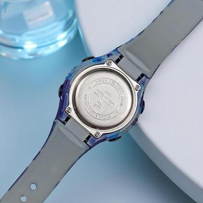 Digital Sports Wrist Watch with Alarm and Chronograph for kids