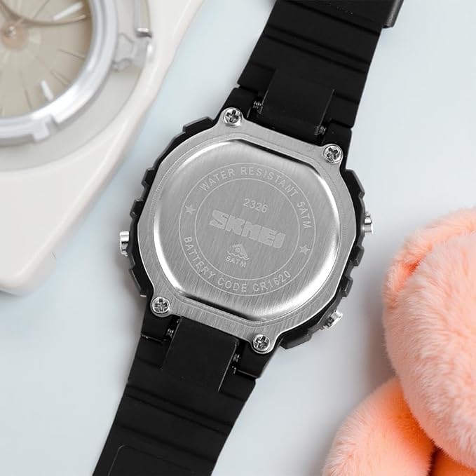 Classic Digital Watch for Men and Boys with Retro Style Display and Comfortable Strap