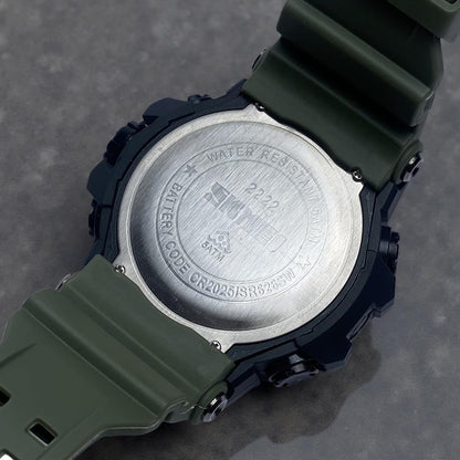 Rugged Analog Digital Sports Watch for Men with Multi Function Display and Outdoor Style